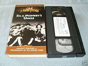 The Three Stooges   Im a Monkeys Uncle (VHS, 1993) 043396903630 