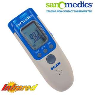 Digital talking thermometer, Sanomedics, infrared, health and wellness 