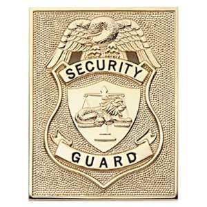  Security Guard Badge (Gold)