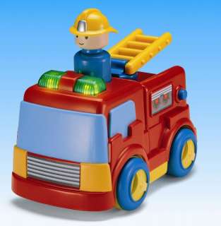 Megcos Toys Press N Go Emergency Fire Truck ~NEW~  