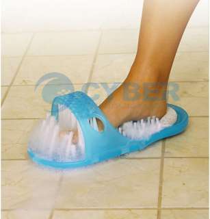 1xEasy Feet Foot Scrubber Brush Massager Bathroom Clean  
