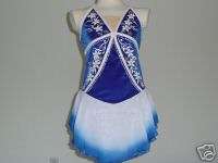 TWIRLING BATON ICE SKATING DRESS CUSTOM MADE TO FIT  