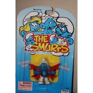  The Smurfs Collectible Smurf Figure Wearing Wings Toys 