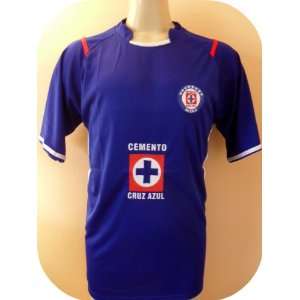  CRUZ AZUL MEXICO HOME SOCCER JERSEY SIZE LARGE.NEW Sports 