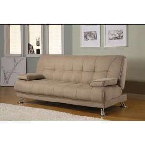  Sofa Bed in Beige Microfiber   Coaster Co.