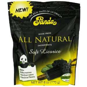 Panda   Licorice Soft Chews Black   6 Grocery & Gourmet Food
