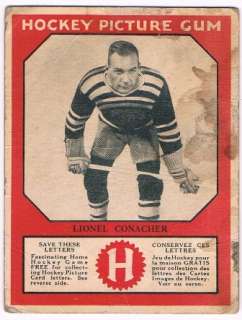 1933 34 V252 Canadian Gum #13 Lionel Conacher RC (Good)  