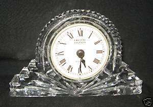 Old Vintage Table Clock with glass Case Taiwan 1980rare  