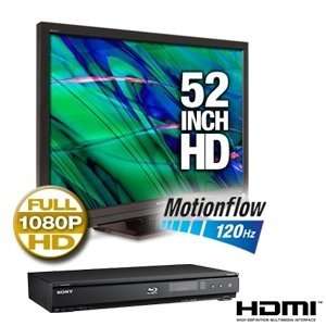  Sony KDL52W5150 52 LCD HDTV Bundle Electronics
