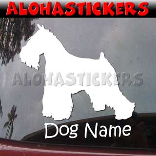   SCHNAUZER DOG Breed Car Truck Vinyl Decal Window Sticker B339  
