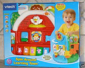 VTECH SPIN AROUND LEARNING TOWN GREAT GIFT NEW  