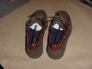 ROCKPORT Ipswich Nubuck & Smooth Leather Boat Shoes  