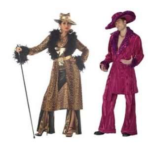   Supa Pimp Mama X Large & Daddy Standard Couples Costume Toys & Games
