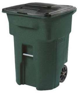 Pack 96 Gallon 2 Wheel Greenstone Trash Can/Cart 723105200037  