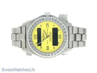 BREITLING EMERGENCY TITANIUM MENS WATCH Shipped from London,UK 