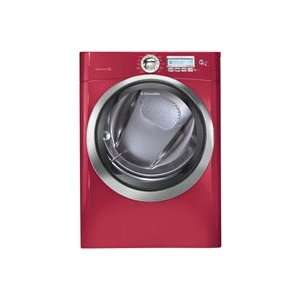   Electrolux EWMED65IRR Red Hot Red Gas Steam Dryer   10828 Appliances