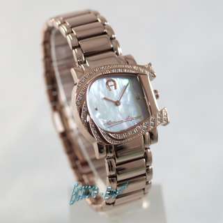  AIGNER Swiss Watch. Mineral Glass Crystal Stainless Steel 