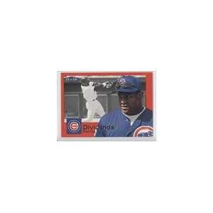  2000 Fleer Tradition Dividends #D8   Sammy Sosa Sports 