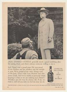 1965 Jack Daniel Statue Spring Cleaning Jack Daniels Whiskey Ad 