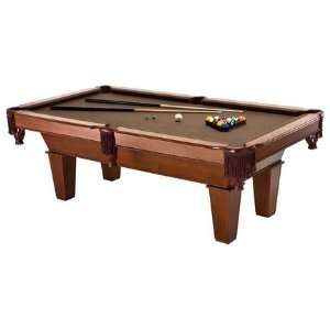  7 FRISCO BILLIARD TABLE W/PLAY PACK.