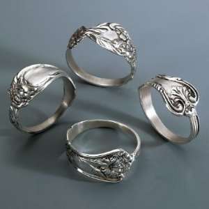   Assorted Silver Plated Tableware Napkin Rings Patio, Lawn & Garden