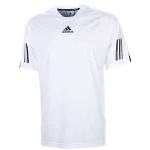  Adidas Mens White Short Sleeve Tennis Competition T Shirt 