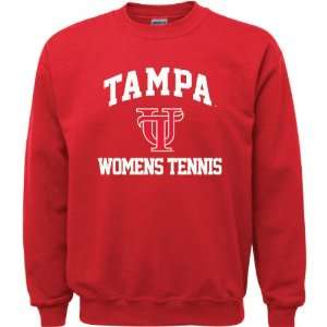  Tampa Spartans Red Youth Womens Tennis Arch Crewneck 