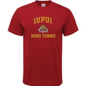   Jaguars Cardinal Red Mens Tennis Arch T Shirt