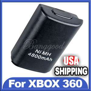   4800mAH Rechargeable Battery For XBOX 360 Controller US fast ship
