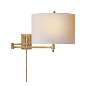   Thomas Obrien 1 Light Swing Arm Lights/Wall Lamps in Hand Rubbed