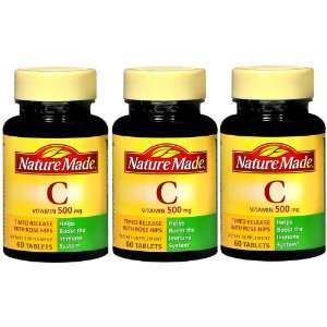  Nature Made Vitamin C 500 mg Timed Release With Rose Hips 