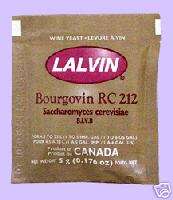 Lalvin Wine Yeast RC212 (wine making supplies)  