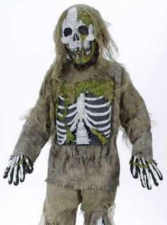 Scary Skeleton Zombie Kids Monster Halloween Costume L 023168259196 
