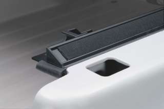   Velcro side rail of a TruXedo Lo Profile QT soft roll up tonneau cover