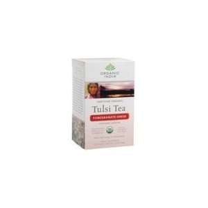 India Pomegranate Green Tulsi Tea ( 6x18 Grocery & Gourmet Food