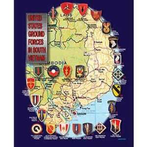  United States Ground Forces in South Vietnam Pin Set 24Pcs 