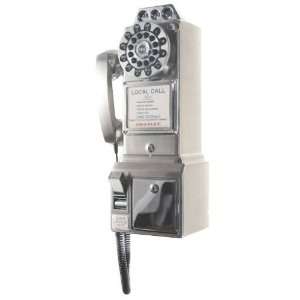  Replica 1950s Payphone Brushed Chrome