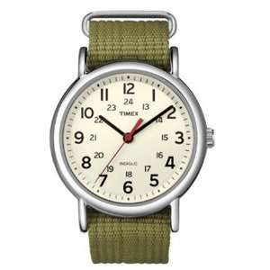  Timex Weekender Slip Thru Watch   Olive Green Everything 
