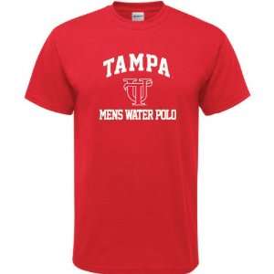    Tampa Spartans Red Mens Water Polo Arch T Shirt
