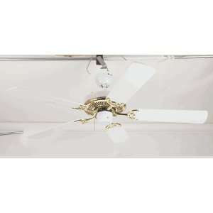 com Westinghouse 78025 52 inch White & Polished Brass 5 White / White 