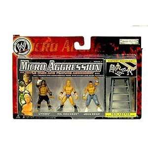  WWE Micro Aggression 3 Pk Series #7   Umaga, Mr. Kennedy 